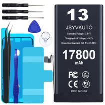 Bateria JSYVKUTO 17800mAh para iPhone 13 com kit de ferramentas de reparo Bateria JSYVKUTO 17800mAh para iPhone 13 com kit de ferramentas de reparo