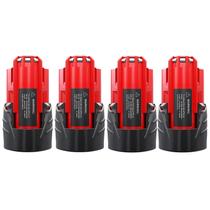 Bateria JUNWOOD M12 12V 3,5 Ah de lítio, pacote com 4