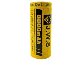 Bateria JWS 26650 Blindada Gold 8800mAh 4,2V Lithium Anti-Explosão para Lanterna