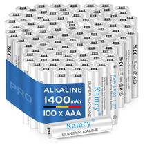 Bateria KAMCY AAA Pacote com 100 Unidades 1400mAh Alcalina de Longa Duração Bateria KAMCY AAA Pacote com 100 Unidades 1400mAh Alcalina de Longa Duração