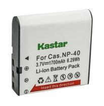 Bateria Kastar NP-40 para Casio Exilim - Capacidade 1700mAh