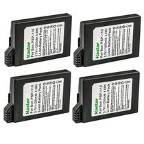 Bateria Kastar PSP-110 1200 mAh - Kit com 4 unidades para reposição
