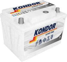 Bateria Kondor Super Free 60Ah Gol, Palio, Fox, Siena, Voyage