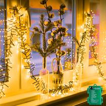 Bateria LED Christmas Cluster Lights Brightown 10m 120 Bateria LED Christmas Cluster Lights Brightown 10m 120