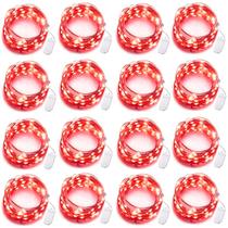 Bateria LED de fio de cobre String Lights SOCO, pacote com 16 unidades, 3 m