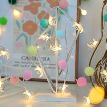 Bateria LED para luzes de corda internas ChiRee 2m Pom Poms Moon 20