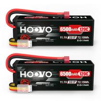 Bateria Lipo HOOVO 3S 11.1V 6500mAh 120C com conector Deans T (x2)