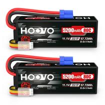 Bateria Lipo HOOVO 3S 11,1V 5200mAh 80C com Conector EC5 (2x)