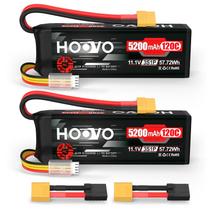 Bateria LiPo HOOVO 3S 5200mAh 11,1 V 120C com plugue XT60 e TR Bateria LiPo HOOVO 3S 5200mAh 11,1 V 120C com plugue XT60 e TR