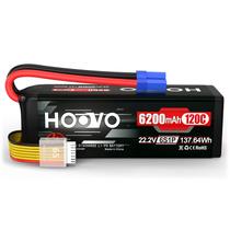 Bateria LiPo HOOVO 6S 22,2 V 6200 mAh 120 C com plugue EC5 Softcase