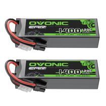 Bateria Lipo OVONIC 2S 7,4 V 1400 mAh 120 C com plugue IEC (2 unidades) Bateria Lipo OVONIC 2S 7,4 V 1400 mAh 120 C com plugue IEC (2 unidades)