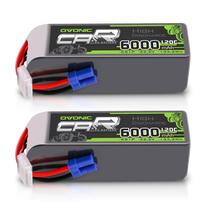 Bateria LiPo OVONIC 6000mAh 22,2 V 120 C com conector EC5 (pacote com 2) Bateria LiPo OVONIC 6000mAh 22,2 V 120 C com conector EC5 (pacote com 2)