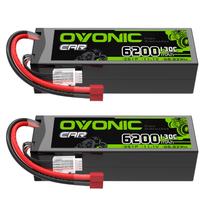 Bateria LiPo OVONIC 6200mAh 11,1 V 130C com conector T estilo Dean