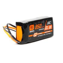 Bateria LiPo Spektrum 11,1 V 850 mAh 3S 30C Smart G2 com IC2