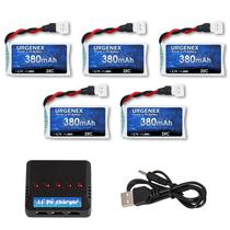 Bateria Lipo URGENEX 380mAh 3,7V 25C 1S para Drones SYMA e Holy Stone