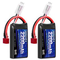 Bateria Lipo URGENEX 7,4 V 2200 mAh 50 C (Burst 80C) com plugue Deans T