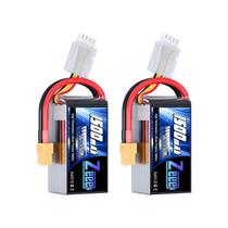 Bateria Lipo Zeee 11,1V 1500mAh 3S 120C com Conector XT60 (Pacote com 2)