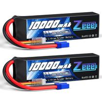 Bateria Lipo Zeee 3S 10000mAh 11,1 V 120V com conector EC5 (pacote com 2 unidades)