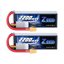 Bateria Lipo Zeee 3S 11,1V 2200mAh 120C com Conector XT60 (Pacote com 2)