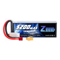 Bateria Lipo Zeee 3S 5200mAh 11,1 V 50C com conector T e XT60 Bateria Lipo Zeee 3S 5200mAh 11,1 V 50C com conector T e XT60