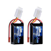 Bateria Lipo Zeee 3S 600mAh 11,1 V 50C com plugue JST (pacote com 2) Bateria Lipo Zeee 3S 600mAh 11,1 V 50C com plugue JST (pacote com 2)