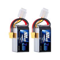 Bateria Lipo Zeee 4S 1500mAh 14,8V 120C com Conector XT60 (2 Unidades)