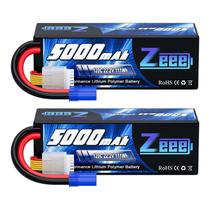 Bateria Lipo Zeee 6S 5000mAh 22,2 V 120 C com conector EC5 (pacote com 2)
