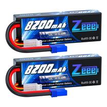 Bateria Lipo Zeee 8200mAh 7,4V 120C com capa rígida EC5 Plug 2S