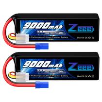 Bateria Lipo Zeee 9000mAh 14,8V 100C com conector EC5 (pacote com 2)