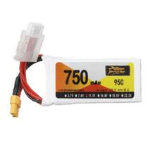Bateria LiPo ZOP Power 11.1V 750mAh 95C 3S com Conector XT30 para Drone FPV Racing Bateria LiPo ZOP Power 11.1V 750mAh 95C 3S com Conector XT30 para Drone FPV Racing