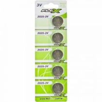 Bateria Lithium 3v Cr2025 Flex - Cartela 5 Unid - Fx-2025 Bateria Lithium 3v Cr2025 Flex - Cartela 5 Unid - Fx-2025