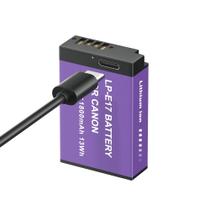 Bateria LP-E17 Recarregável USB-C Para Canon Bateria LP-E17 Recarregável USB-C Para Canon