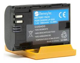 Bateria LP-E6N MemoryTec Compatível com Canon EOS 5D II III IV / 6D / 7D II / 60D / 70D / 80D / 90D / R / XC10 /