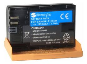 Bateria LP-E6NH Alta Performance MemoryTec Compatível com Canon EOS R R7 / 5D II III IV / 6D / 7D II / 60D / 70D / 80D / 90D