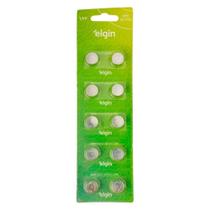 Bateria Lr44, Ag13, Lr1154 Elgin Pilha Alcalina Original - 5 Cartelas Bateria Lr44, Ag13, Lr1154 Elgin Pilha Alcalina Original - 5 Cartelas