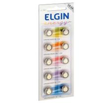 Bateria LR54 AG10 LR1130 Elgin Pilha Alcalina 10 unidades Bateria LR54 AG10 LR1130 Elgin Pilha Alcalina 10 unidades