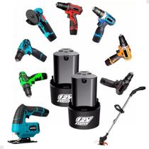 Bateria Luatek 12V 1,3Ah Kit 2 Recarregável Leve e Compacta Bateria Luatek 12V 1,3Ah Kit 2 Recarregável Leve e Compacta