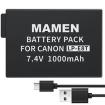 Bateria Mamen LP-E8 USB-C para Câmeras Canon