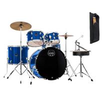 Bateria Mapex Comet Azul Bumbo 22x16com banco Prodigy Poplar com Baquetas