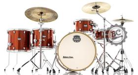Bateria Mapex Mars Birch Blood Orange Sparkle 22,12,14,16, Caixa 14x6,5 com Ferragens MA528SF