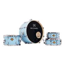 Bateria Michael Dml410 Legacy Vbl Vintage Blue Shell Pack