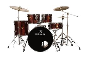 Bateria Michael Legacy DML422 SWR Bumbo 22" Sparkle Wine Vinho