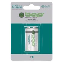Bateria Microfone/Rádio 9 Volts Bap - 6F De Zinco Carbono