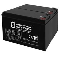 Bateria Mighty Max Battery ML7-12 12V 7.2AH SLA, pacote com 2 Bateria Mighty Max Battery ML7-12 12V 7.2AH SLA, pacote com 2