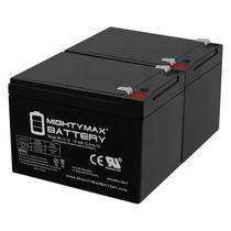 Bateria Mighty Max ML12-12 12V 12AH SLA Pacote com 2