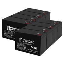 Bateria Mighty Max ML9-12 12V 9Ah SLA Pacote com 8 Bateria Mighty Max ML9-12 12V 9Ah SLA Pacote com 8