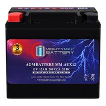 Bateria Mighty Max MM-AUX12 12V 12Ah 200 CCA AGM
