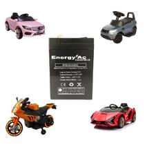 Bateria mini carro moto elétrica 6v 4a