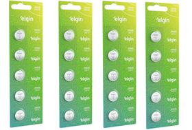Bateria Moeda de Litio 3v Elgin CR2032 Kit c/ 4 Cartelas com 5 und
