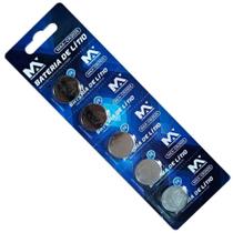 Bateria Moeda Pastilha 2025 Relogio Chaves Lítio 3v Com 5Un - Maxmidia